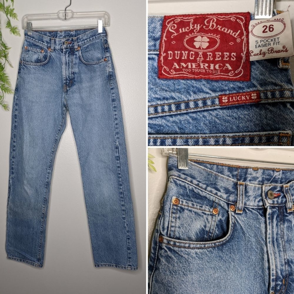 (Lucky Brand) Vintage High Rise Mom Jeans 4/27